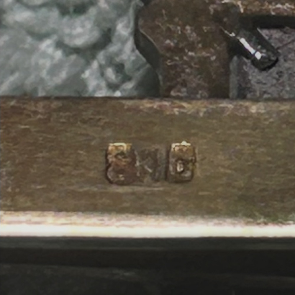 Vintage 40’s 800 silver cameo tie bar & cufflinks from the Cameos Factory Italy - Picture 11 of 15